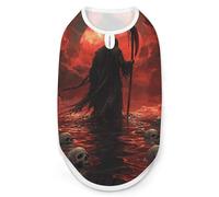 Grim Reaper Holding A Scythe Fashion Pet Vest, Easy Wear Dog Clothes for Small Dogs Daily Walking S