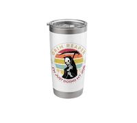 Grim Reaper I'm Just Doing My Job Stainless Steel Insulated Tumbler