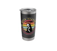 Grim Reaper I'm Just Doing My Job Stainless Steel Insulated Tumbler