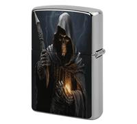 Grim-Reaper Lighter Case Cover Metal Lighter Case