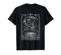 Grim Reaper Memento Mori Gothic Cloaked Skeleton Goth Skulls T-Shirt