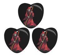 Grim Reaper Novelty Car Air Fresheners White-style Love form | Funny Printed Rearview Hanging Pendant Decoration Accessories