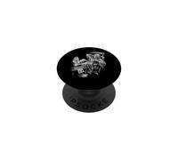 Grim Reaper Out Of Office Forever Not My Circus Skeleton PopSockets Adhesive PopGrip