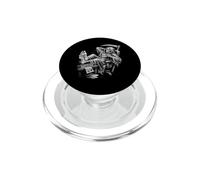 Grim Reaper Out Of Office Forever Not My Circus Skeleton PopSockets PopGrip for MagSafe