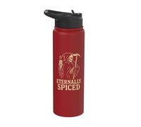 Grim Reaper Pumpkin Spice Latte Eternally Spiced Stainless Steel Insulated Water Bottle