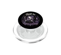 Grim Reaper Reading Book Skeleton Forever Bookish Romantasy PopSockets PopGrip for MagSafe