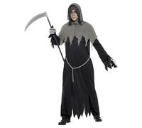 Grim Reaper Robe Fancy Dress Costume Adult Mens Large
