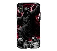 Grim Reaper Scythe Fallen Angels Dark Gothic Horror Art Tee Case for iPhone X/XS