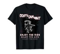 Grim Reaper Skateboarding Skeleton Skater Streetwear T-Shirt