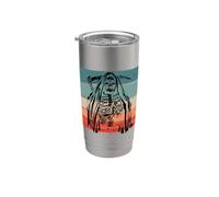 Grim Reaper Skeleton Halloween Skull Spooky Skeleton Horror Stainless Steel Insulated Tumbler