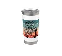 Grim Reaper Skeleton Halloween Skull Spooky Skeleton Horror Stainless Steel Insulated Tumbler