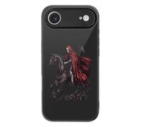 Grim Reaper Skeleton Riding Horse Phone Case Compatible with iPhone 17 Air Pro Max Glass Protective Cover with Hanging Hole