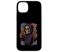 Grim Reaper Skeleton Spray Cans Urban Art Case for iPhone 14 Plus