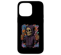 Grim Reaper Skeleton Spray Cans Urban Art Case for iPhone 14 Pro Max