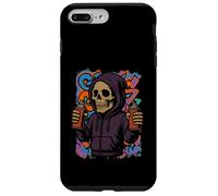 Grim Reaper Skeleton Spray Cans Urban Art Case for iPhone 7 Plus/8 Plus