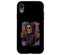 Grim Reaper Skeleton Spray Cans Urban Art Case for iPhone XR