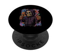 Grim Reaper Skeleton Spray Cans Urban Art PopSockets Adhesive PopGrip