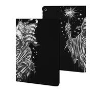 Grim Reaper Skull Undead Ghost U.S. Flag Slim Case Compatible with iPad 10th 9th 8th 7th Generation 2022 2021 2020 2019 Protective Cover Stand