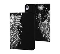 Grim Reaper Skull Undead Ghost U.S. Flag Slim Case Compatible with iPad 10th 9th 8th 7th Generation 2022 2021 2020 2019 Protective Cover Stand