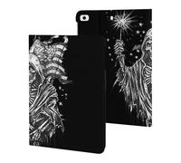 Grim Reaper Skull Undead Ghost U.S. Flag Slim Case Compatible with iPad 10th 9th 8th 7th Generation 2022 2021 2020 2019 Protective Cover Stand