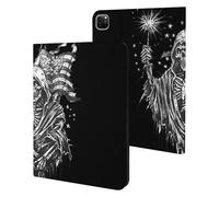 Grim Reaper Skull Undead Ghost U.S. Flag Slim Case Compatible with iPad 10th 9th 8th 7th Generation 2022 2021 2020 2019 Protective Cover Stand