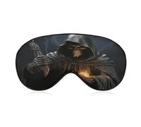 Grim-Reaper Sleep Mask for Women Men Soft Breathable Sleep Eye Mask Soft Eye Cover Light Blocking Sleeping Masks Adjustable Blindfold for Travel Home Office Naps & Gifts