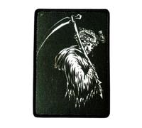 Grim Reaper Soldier Creative Patch, Tactical Backpack Sticker, Hook & Loop Morale Badge, Sewing & Knitting Supplies, Multi-functional Decorative Stickers