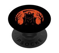 Grim Reaper Throne Halloween PopSockets Adhesive PopGrip