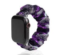 Grim Reaper Thunder Fashion Scrunchie Watch Strap Compatible with IWatch Series 1 2 3 4 5 6 Elastic Replacement Band