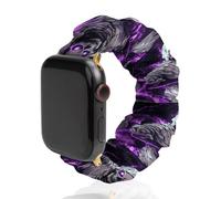 Grim Reaper Thunder Fashion Scrunchie Watch Strap Compatible with IWatch Series 1 2 3 4 5 6 Elastic Replacement Band