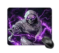 Grim Reaper Thunder Non-Slip Square Mouse Pad Rubber Base