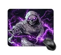 Grim Reaper Thunder Non-Slip Square Mouse Pad Rubber Base