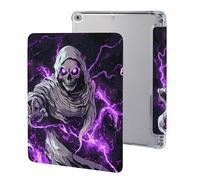 Grim Reaper Thunder Printed Tablet Case Compatible with iPad Series Hard Translucent Back Protective Cover