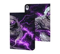 Grim Reaper Thunder Printed Tablet Cases Compatible with iPad Series Slim Trifold Stand Protective Cover