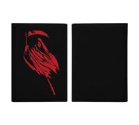 Grim Reaper Travel Passport Wallet Credit Card Holder Cover Case Protector