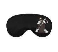 Grim Reaper with Cats Sleep Masks for Women Men Cute Eye Mask Soft Patch Blackout Eye Cover Travel Blindfold