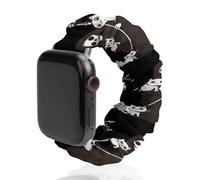 Grim Reaper with Cats Watch Band Compatible with IWatch Bands Series 6 5 4 3 2 1 Elastic Replacement Wristband