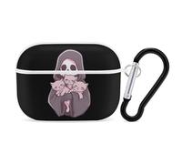 Grim Reapers And Her Cats Compatible with Airpod Pro Case Cover Skin with Keychain