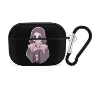 Grim Reapers And Her Cats Compatible with Airpod Pro Case Cover Skin with Keychain