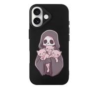 Grim Reapers And Her Cats Phone Case TPU Shockproof Protective Cover