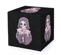 Grim Reapers And Her Cats Puzzles for Adults 3x3 Speed Cube Travel Games
