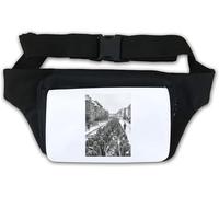 Grim WW2 Photo Art Waist Bag Fanny Pack White