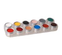 Grimas Creme Make-Up, 12-Color-Palette, Color B