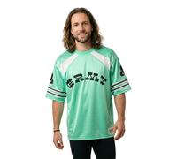 Grimey Lone Hand Mesh Football Short Sleeve T-shirt Green 2XL
