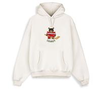 Grimey The Lower Depths Vintage Hoodie White S Men,Women
