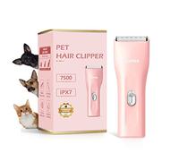 Grimgrow Dog Grooming Kit Clipper for Thick Coat Low Noise Cordless Cat Hair Trimmer Rechargeable Shaver Pet Grooming Tools for Small and Large Animals