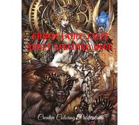 GRIMM FAIRY TALES ADULT COLORING BOOK: Sexy Warriors, Witches, Vampires, Grim Reapers, Fantasy Coloring Book For Adults, Gothic Dark Fantasy Coloring ... Relaxation, Naughty Coloring Book For Adults