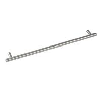 GRIMME Enija 8569210310 Basic Cupboard Handle (Barell) Diameter 12 mm Width 350 mm Bar Handle Brushed Stainless Steel Silver Hole Spacing 310 mm