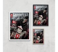 Grimmfest 2015 Poster Giclée Art Print - A3 - White Frame