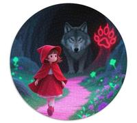 Grimm's Fairy Tales Jigsaw Puzzles Puzzle for Adults Kids. 1000 Piece Grimm's Fairy Tales Whimsical Challenge Toy Educational Game Home Decoration for Educational Games Gifts 1000pcs (67.5x67.5cm)
